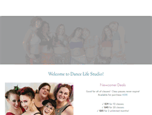 Tablet Screenshot of madisondancelife.com